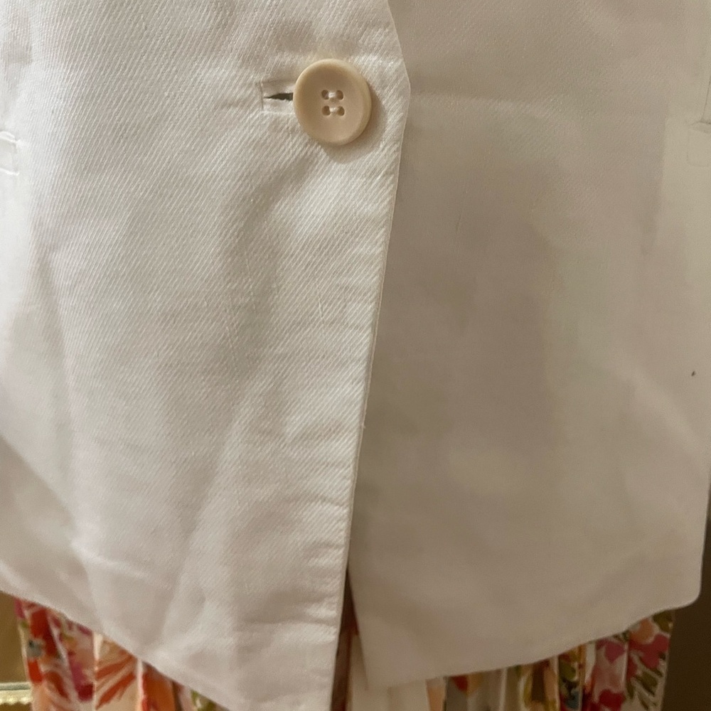 Helmut Crisp White Single-Button Women's Blazer - Picture 5 of 14